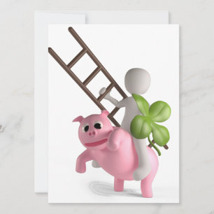 glückliches Schwein