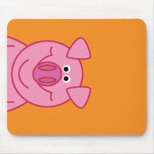 GLÜCKLICHES SCHWEIN MOUSPAD MOUSEPAD