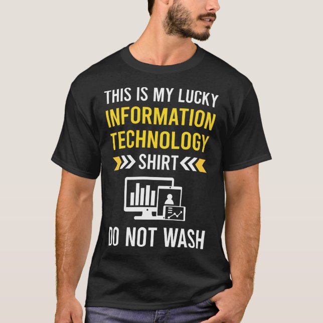 Glückliches Shirt Informationstechnologie (Vorderseite)