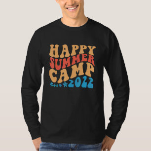 Glückliches Sommercamp für Kinder Jungen Mädchen S T-Shirt