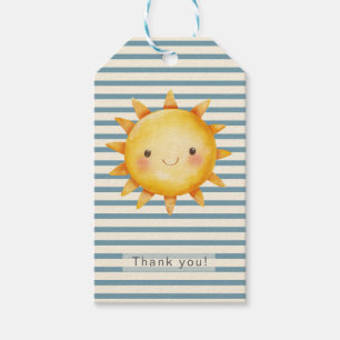 Glückliches Sonnens Baby Shower Dankeschön Notiz T Geschenkanhänger