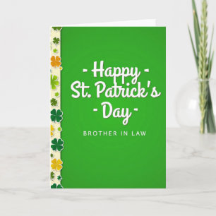 Glückliches St. Patrick Bruder des Ehemannes / der Karte