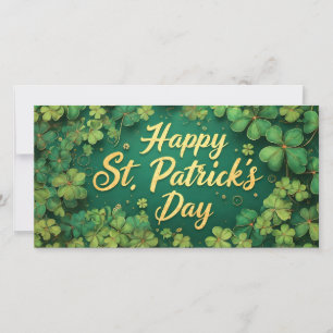 Glückliches St. Patrick’s Day Kleeblatt-Design