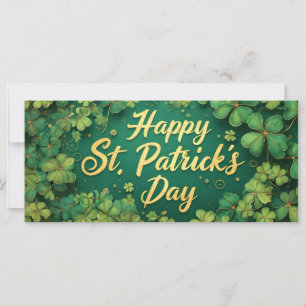 Glückliches St. Patrick’s Day Kleeblatt-Design