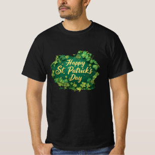 Glückliches St. Patrick’s Day Kleeblatt-Design T-Shirt