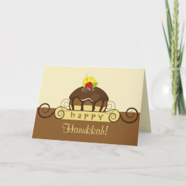 Glückliches süßes Chanukka Feiertagskarte
