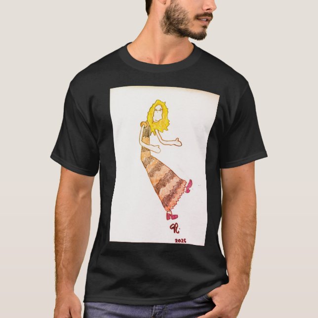 Glückliches Tänzer T-Shirt (Vorderseite)