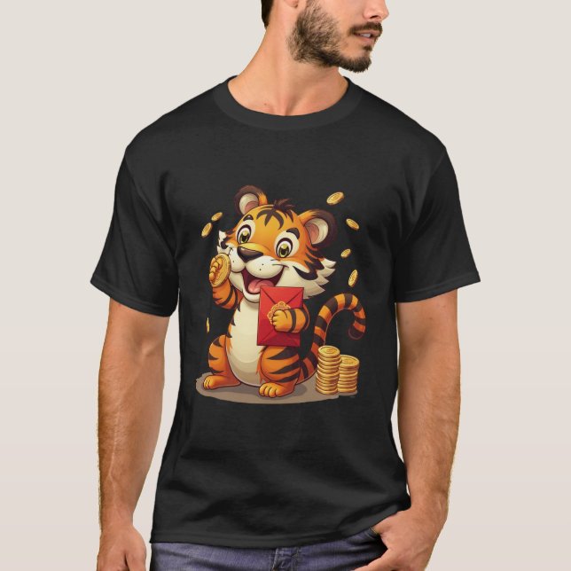 Glückliches Tiger Neues Jahr T-Shirt (Vorderseite)