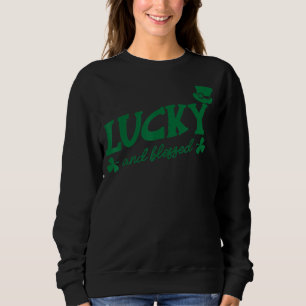 Glückliches und gesegnetes irisches Funny St Patri Sweatshirt