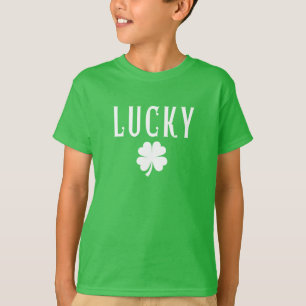 Glückliches Vier-Blatt-Kleeblatt St. Patrick's Day T-Shirt