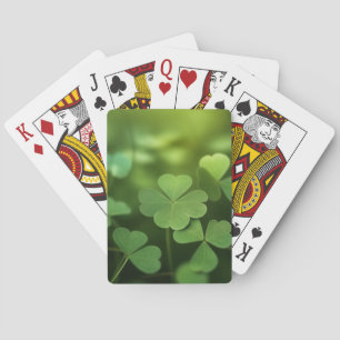 Glückliches Vierblatt Spielkarten