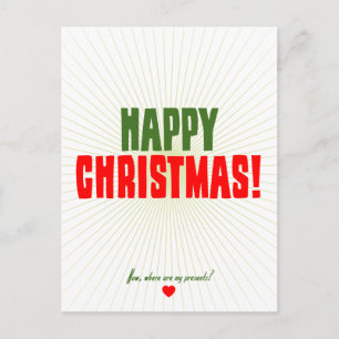 Glückliches Weihnachten - jetzt, wo meine