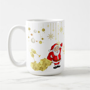 Glückliches Weihnachten & Neujahrs-Tasse Kaffeetasse