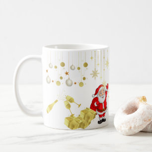 Glückliches Weihnachten und Neujahrs-Tasse Kaffeetasse