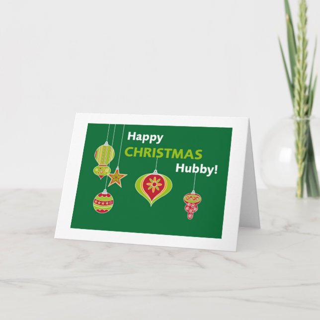 Glückliches Weihnachtskarte Feiertagskarte (Vorderseite)