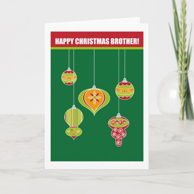 Glückliches Weihnachtskarte Feiertagskarte (Vorderseite)