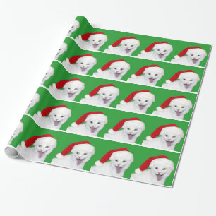 Glückliches Weihnachtskatze Geschenkpapier