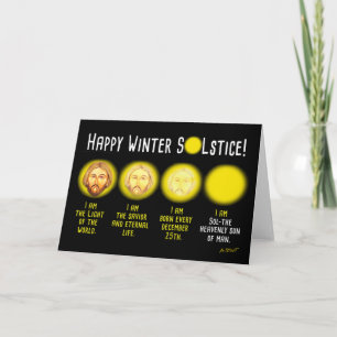 GLÜCKLICHES WINTERSOLSTICE! KARTE