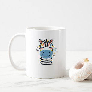 Glückliches Zebra Kaffeetasse