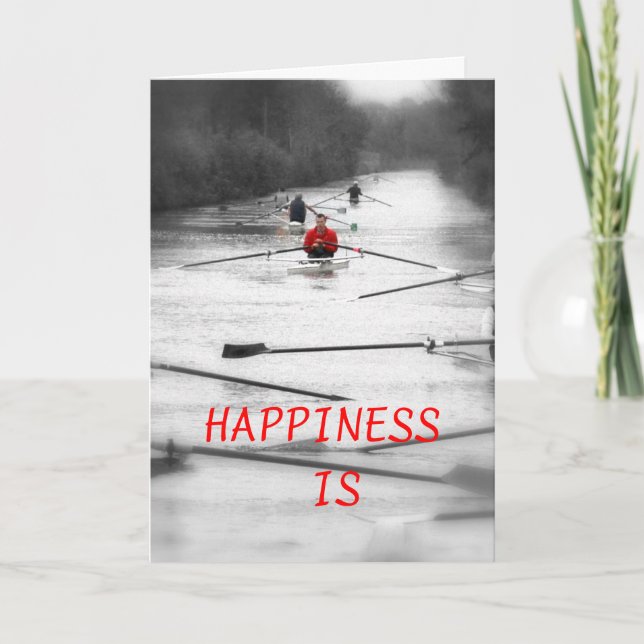 , GLÜCKLICHKEIT DANKESKARTE (Vorderseite)