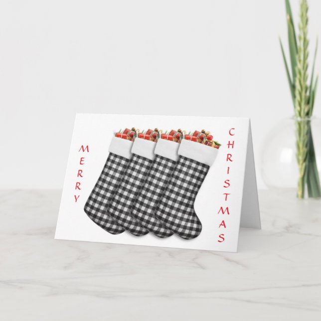 GLÜCKLICHKEIT FÜLLT DIE LUFT/STRÜMPFE SIND HUNG! KARTE (Vorderseite)