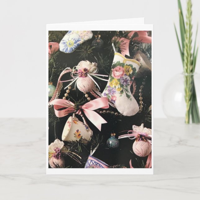 GLÜCKLICHKEIT UND DIE SCHÖNE ZEIT DES JAHRES KARTE (Vorderseite)