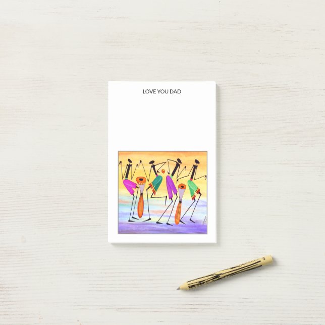 Glücklichsein nach der Veröffentlichung Post-it Klebezettel (Auf Schreibtisch)