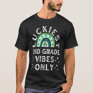 Glücklichste 2. Klasse Vibes Nur Kleeblatt St Patr T-Shirt