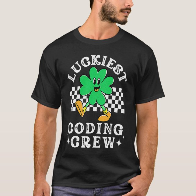 Glücklichste Coding Crew Comp Sci Computer Science T-Shirt (Vorderseite)