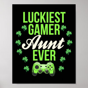 Glücklichste Gamer-Tante überhaupt Gamepad-Tante L Poster