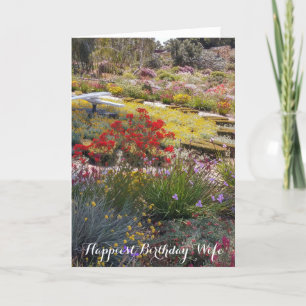 Glücklichste Geburtstagsfeier-Ehefrau Karte