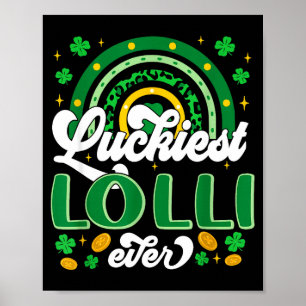 Glücklichste Lolli-Kleeblätter Glücklicher St. Pat Poster
