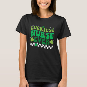 Glücklichste Pflegekraft Aller St Patrick's Day Ir T-Shirt