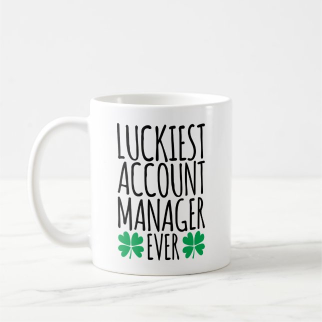 Glücklichster Account Manager je Kaffeetasse (Links)