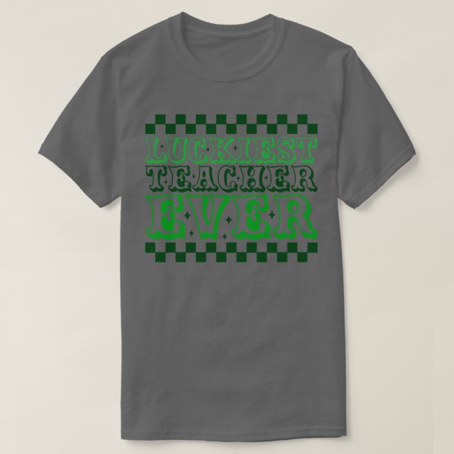 Glücklichster Lehrer je T-Shirt (Design vorne)