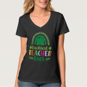 Glücklichster Lehrer überhaupt Frohen St. Patrick' T-Shirt