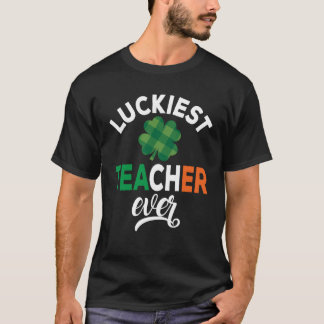 Glücklichster Lehrer überhaupt Frohen St. Patrick' T-Shirt