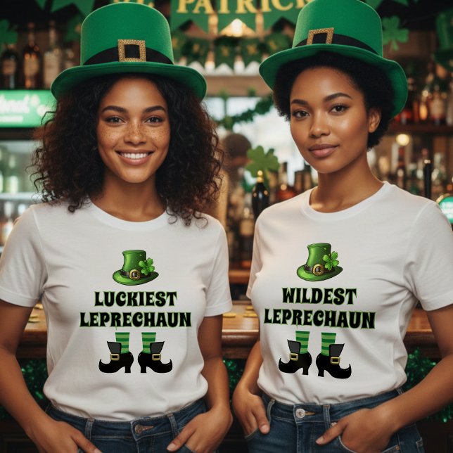Glücklichster Leprechaun Matching St. Patrick's Da T-Shirt (Von Creator hochgeladen)
