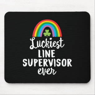 Glücklichster Linienleiter aller Zeiten St. Patric Mousepad