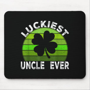 Glücklichster Onkel Shamrocks Glücklicher St. Patr Mousepad