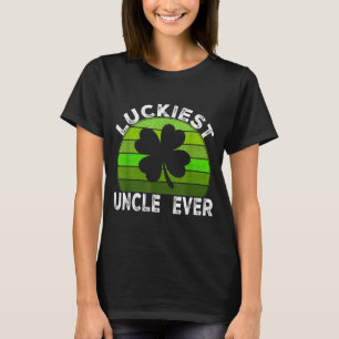 Glücklichster Onkel Shamrocks Glücklicher St. Patr T-Shirt