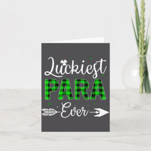 Glücklichster Para jemals passend St Patty's Day I Karte
