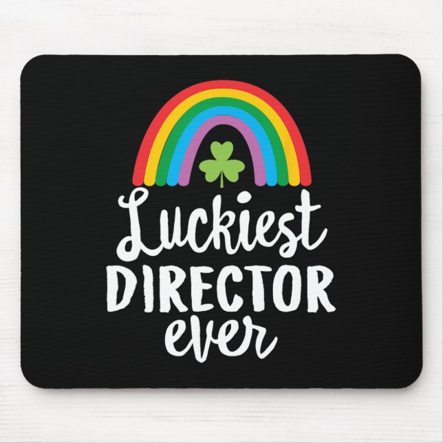 Glücklichster Regisseur aller Zeiten St. Patrick T Mousepad (Vorne)