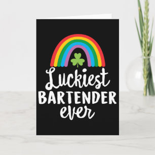 Glücklichster Rtender Aller Zeiten St Patrick Tag Karte