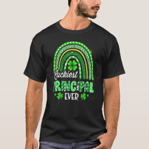 Glücklichster Schulleiter Lehrer Ever Rainbow St. T-Shirt