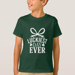 Glücklichster Tag Aller St Patricks Tag Irisches G T-Shirt