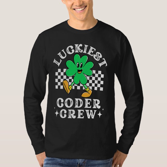 Glücklichstes Coder-Team Comp Sci Informatik St P T-Shirt (Vorderseite)