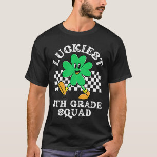 Glücklichstes Kleeblatt 8. Klasse Kid St Patrick D T-Shirt