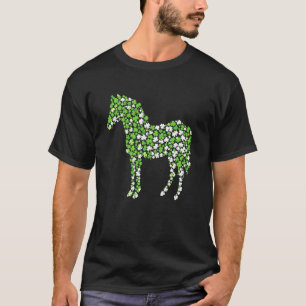 Glücklichstes Pferd Shamrock Reitsport Irisches Kl T-Shirt