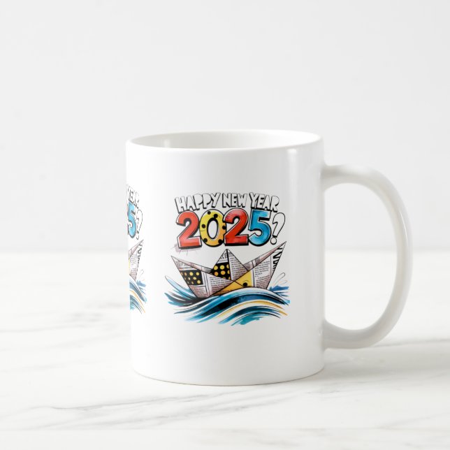 GlückNeujahr2025 Kaffeetasse (Rechts)